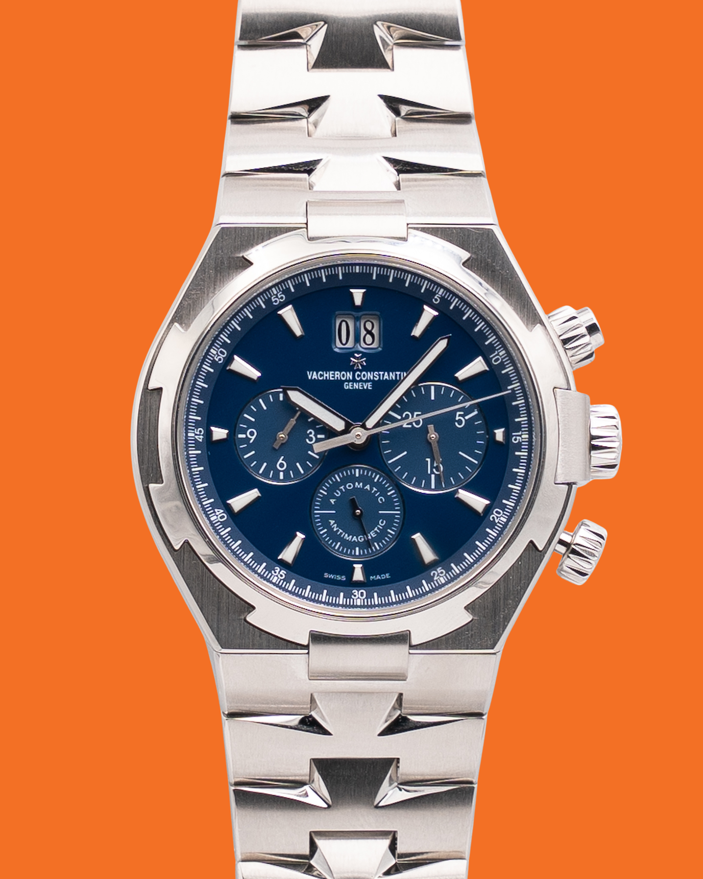 Vacheron Constantin Overseas Chronograph 42mm 49150 Blue Dial 2015