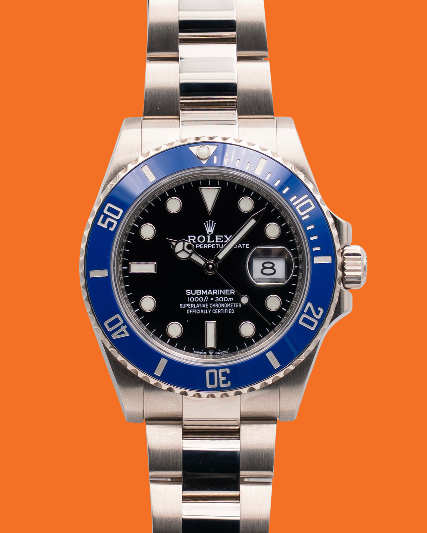 Rolex Submariner Date 41mm 126619LB White Gold Blue Bezel Cookie Monster 2021