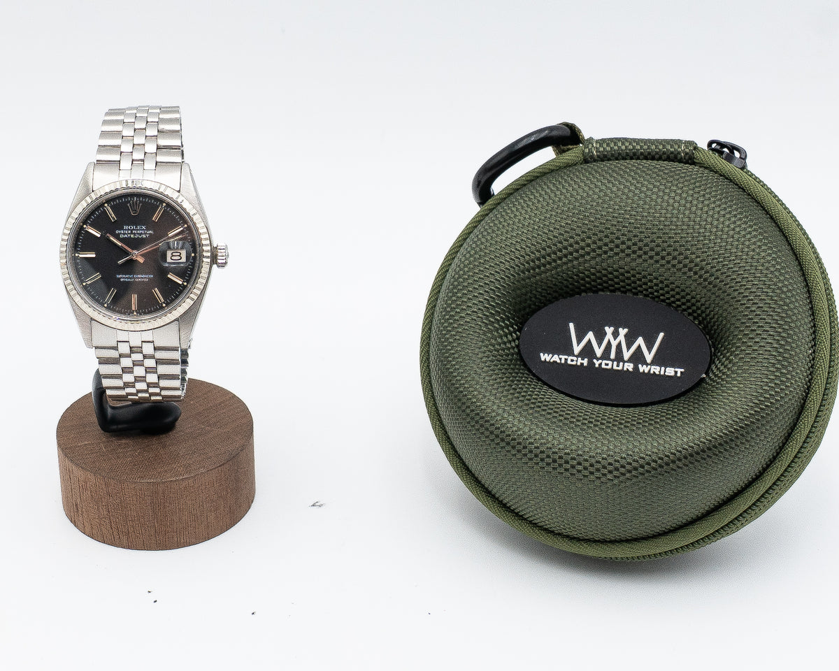 Rolex Datejust 36mm 1601 Black Index on Jubilee 3M-serial