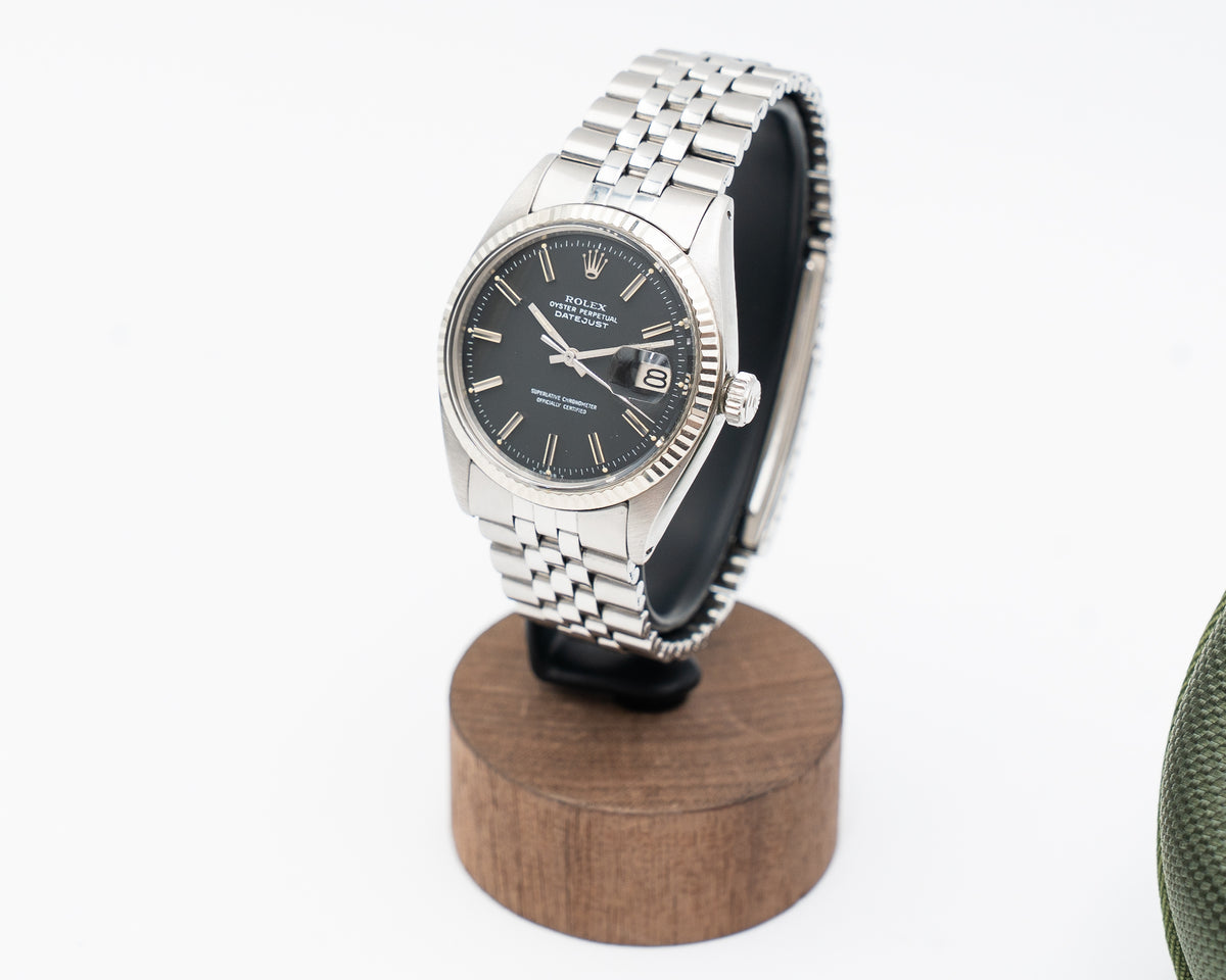 Rolex Datejust 36mm 1601 Black Index on Jubilee 3M-serial
