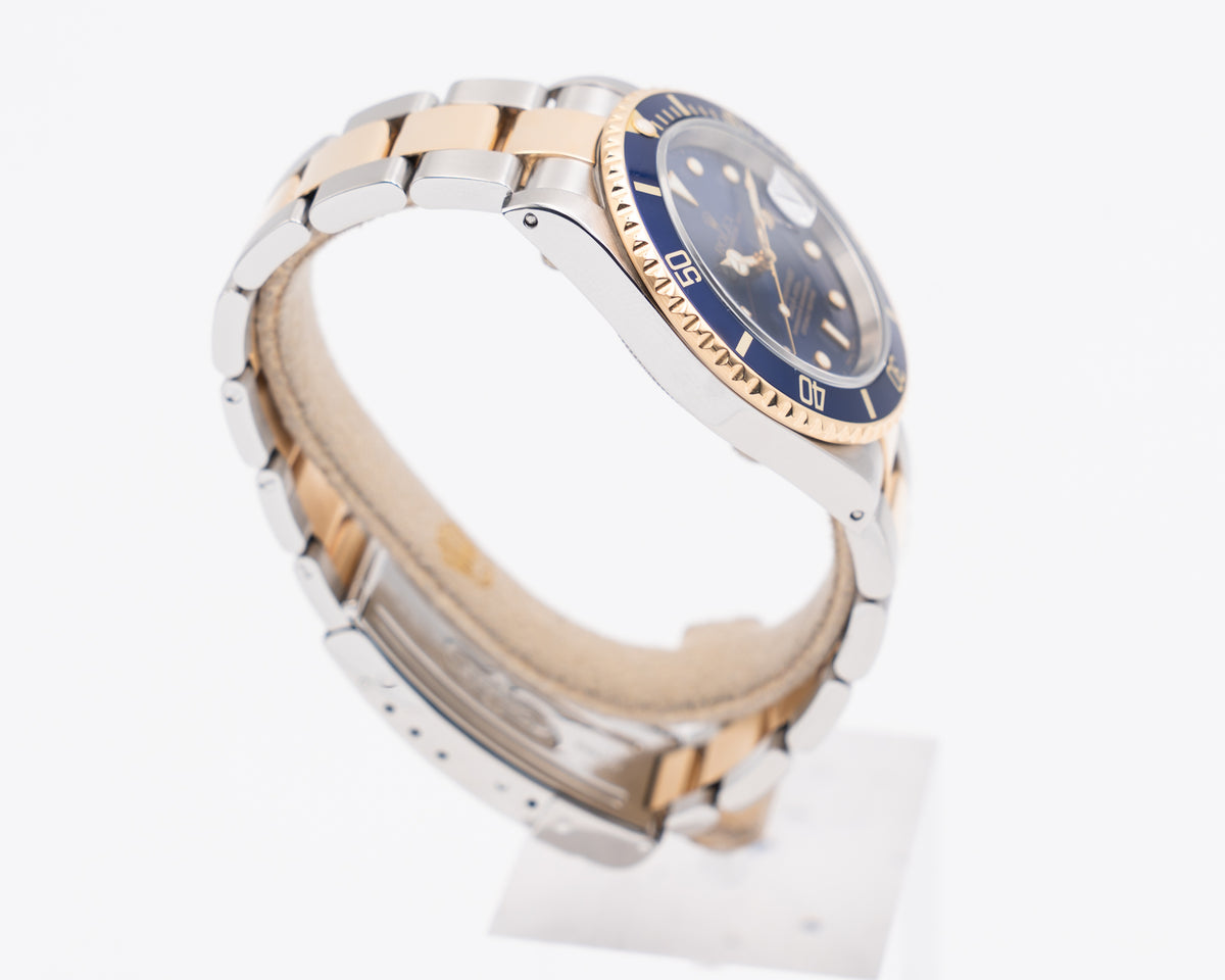 Rolex Submariner Date 40mm 16613LB Two Tone Yellow Bluesy A-Serial