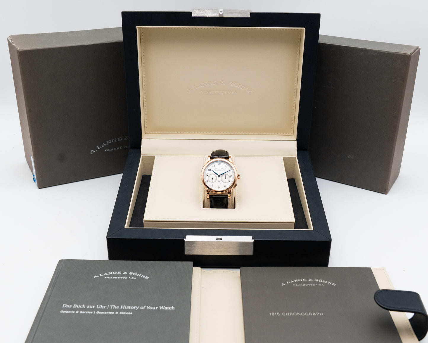 A. Lange & Söhne 1815 402.032 39.5mm Flyback Chronograph 18K Rose Gold 2021