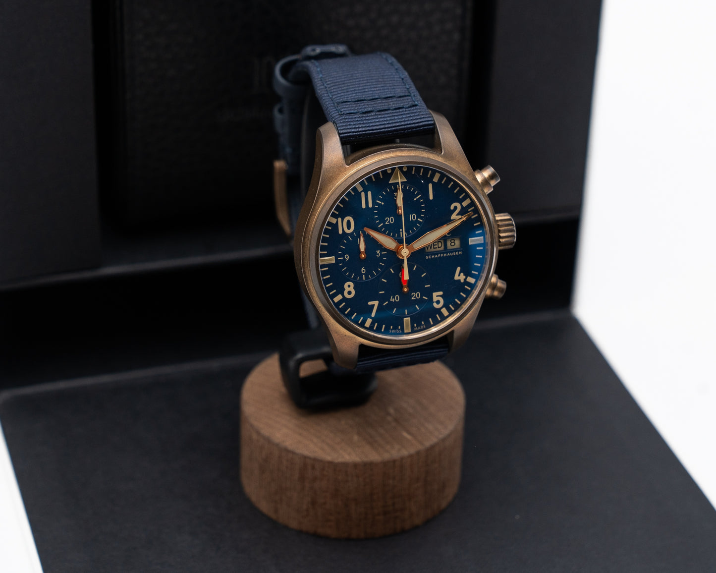 IWC Pilots Watch Chronograph 41mm IW388109 Bronze and Blue 2023