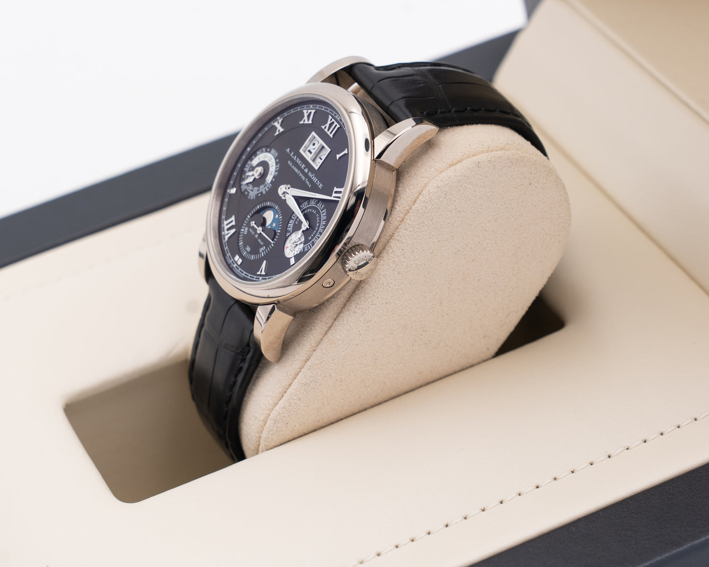 A. Lange & Söhne 38.5 mm LSLS3103at White Gold Perpetual Calendar Black Dial 2022
