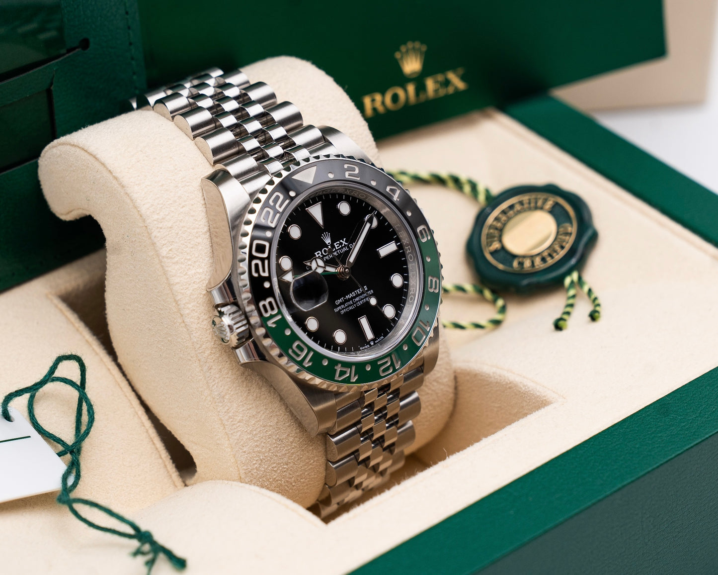 UNWORN STICKERED Rolex GMT-Master II 40mm 126720VTNR Sprite on Jubilee 2022