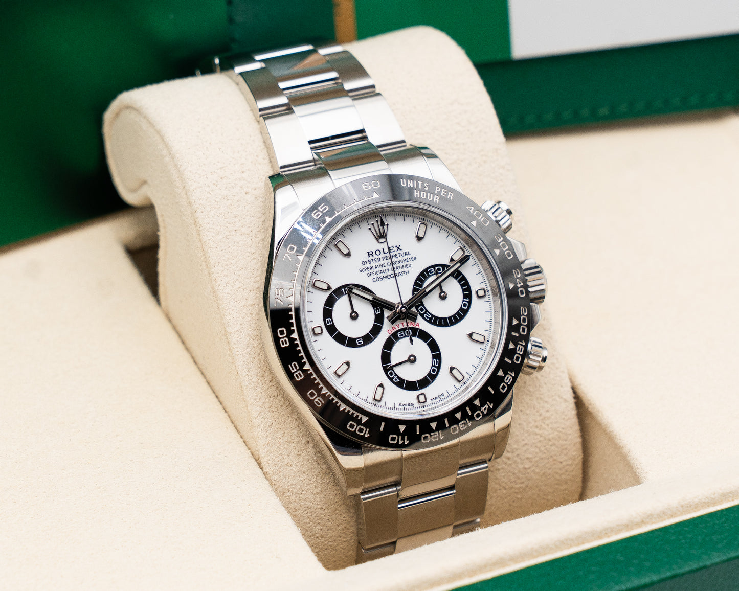 Rolex Cosmograph Daytona 40mm 116500LN Panda White Dial 2018