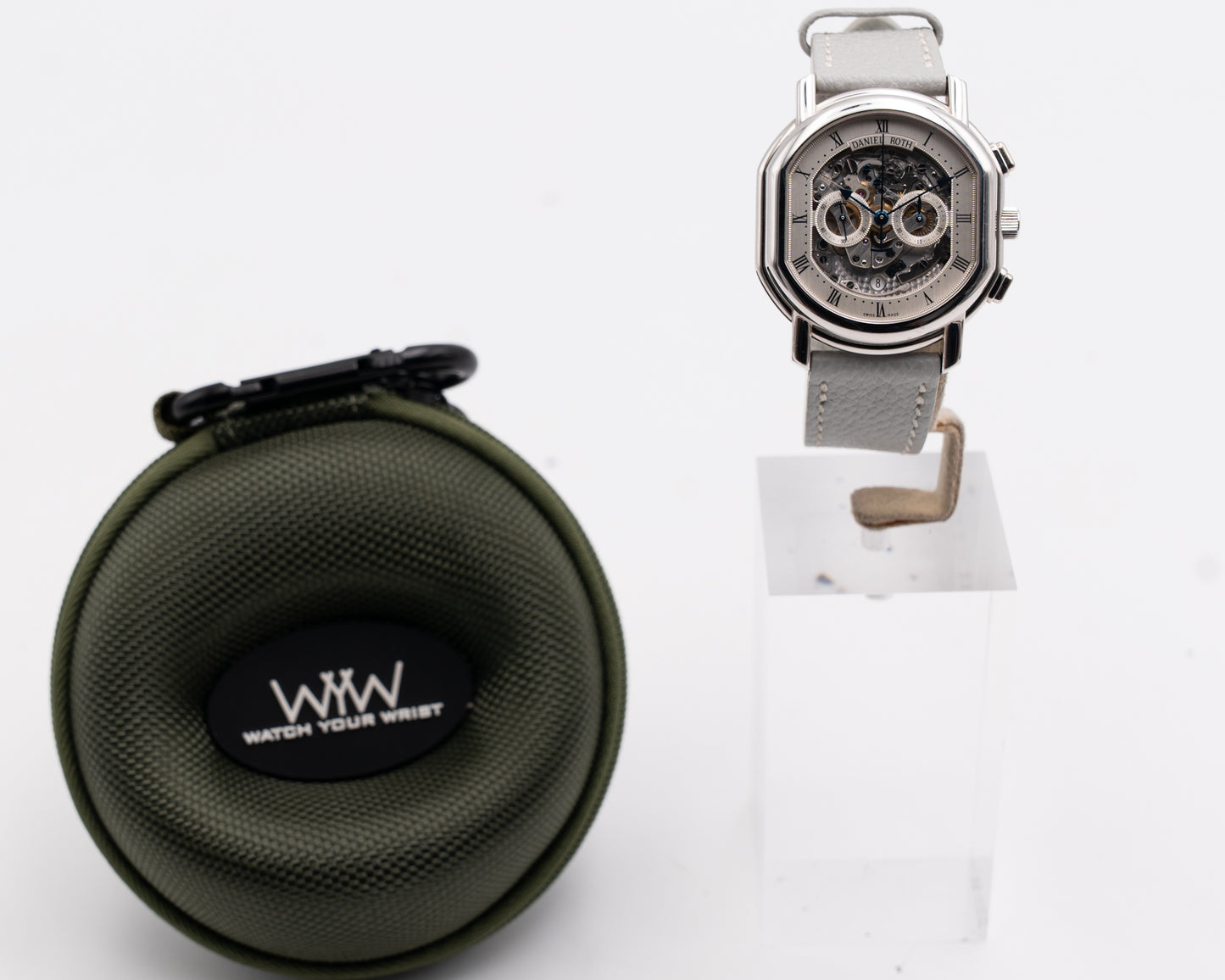 Daniel Roth Masters Chronograph 38mm 447.x.60 White Gold  Skeleton