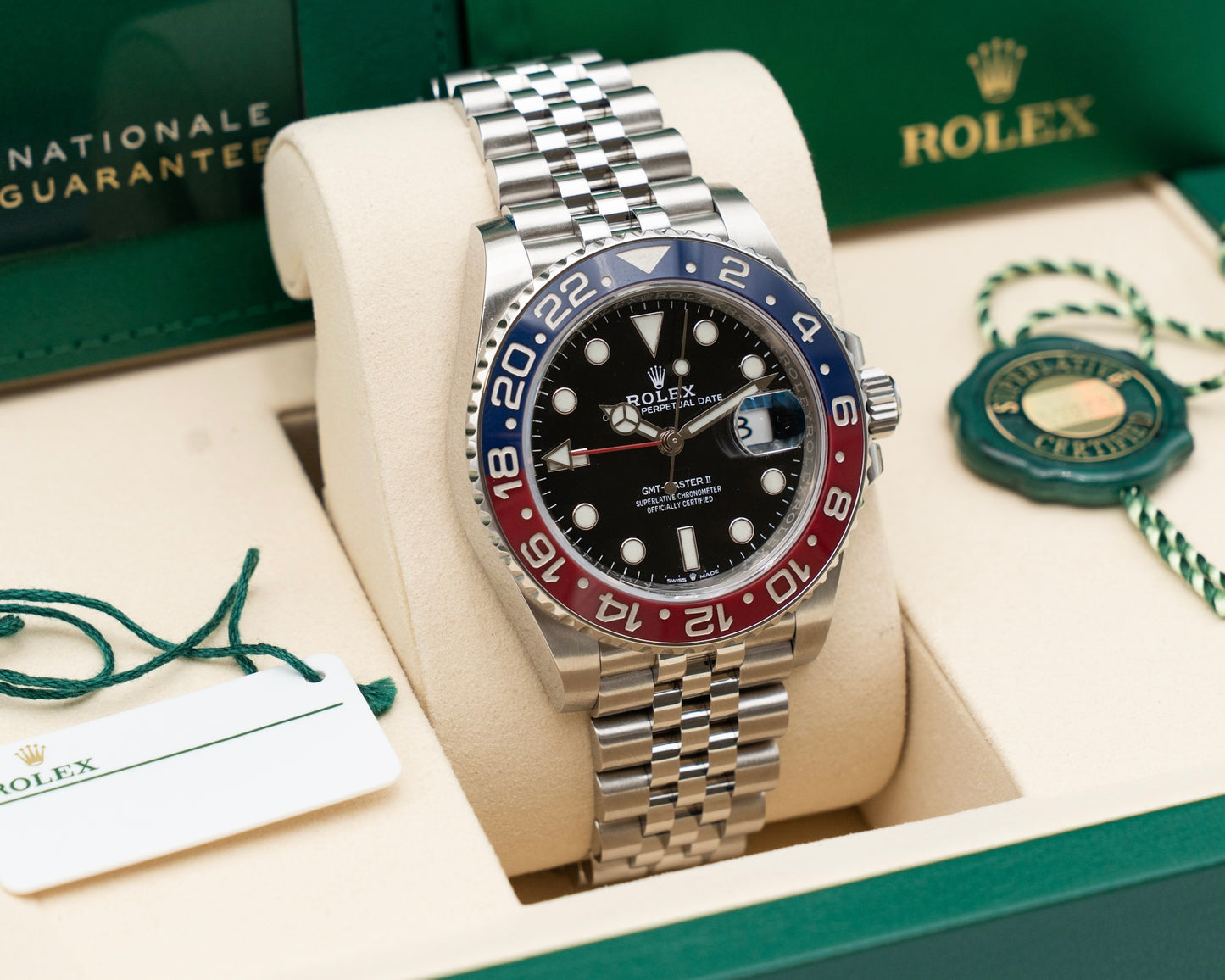 Rolex GMT Master II 40mm 126710BLRO Pepsi Jubilee 2021