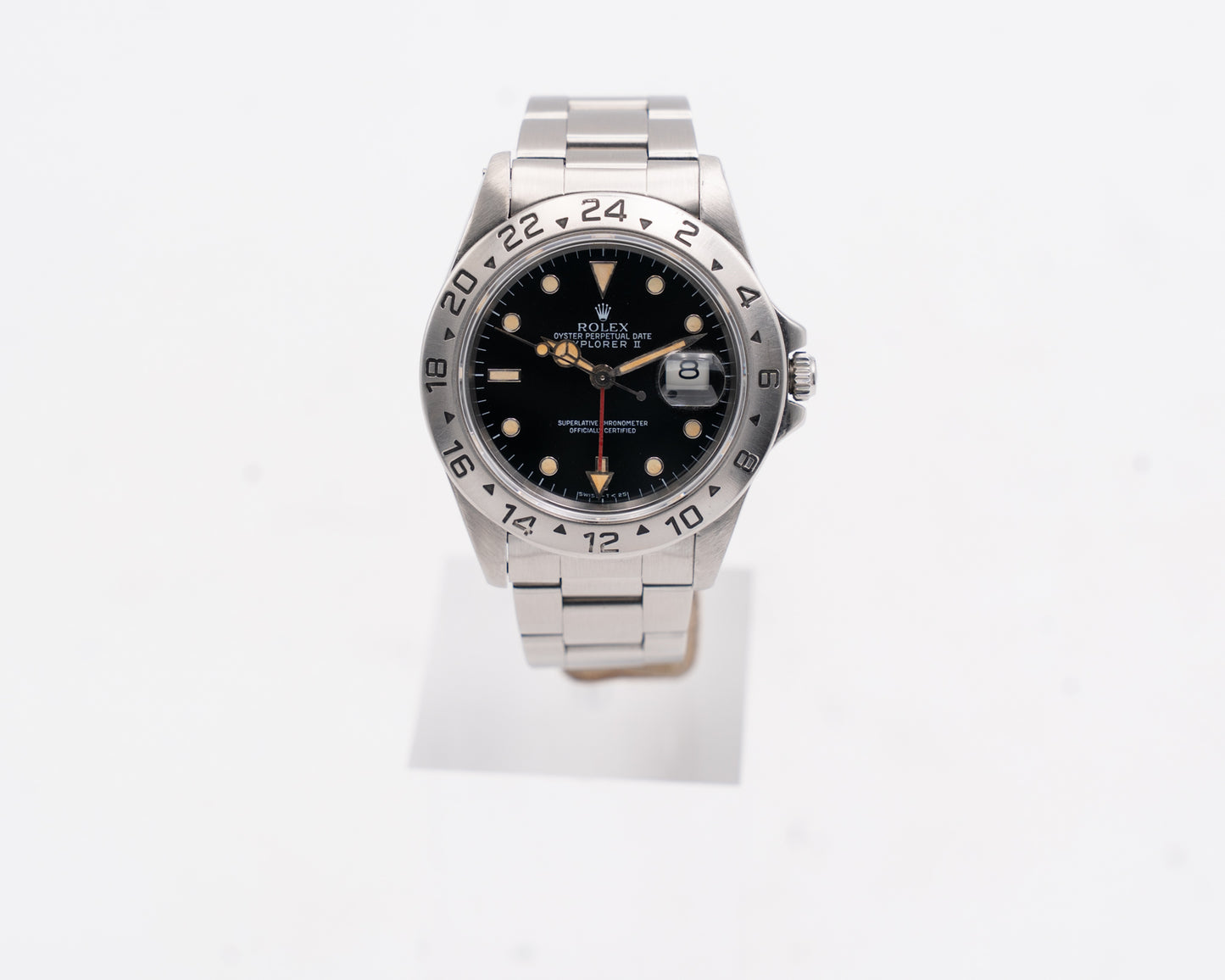 Rolex Explorer 40mm 16570 Black Dial (W serial )