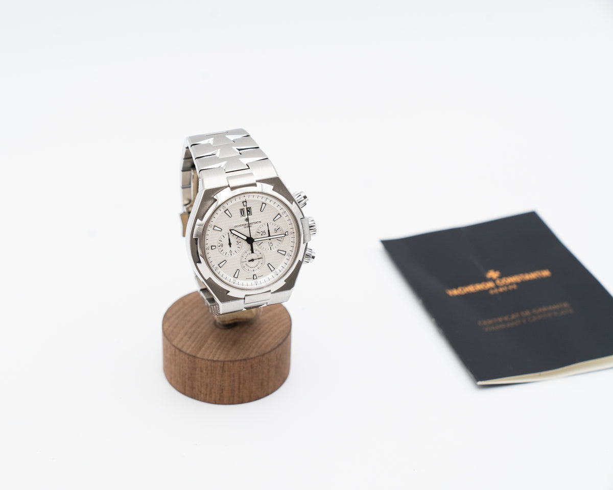 Vacheron Constantin Overseas 42mm 49150/B01A-9095 White Dial Chronograph 2014