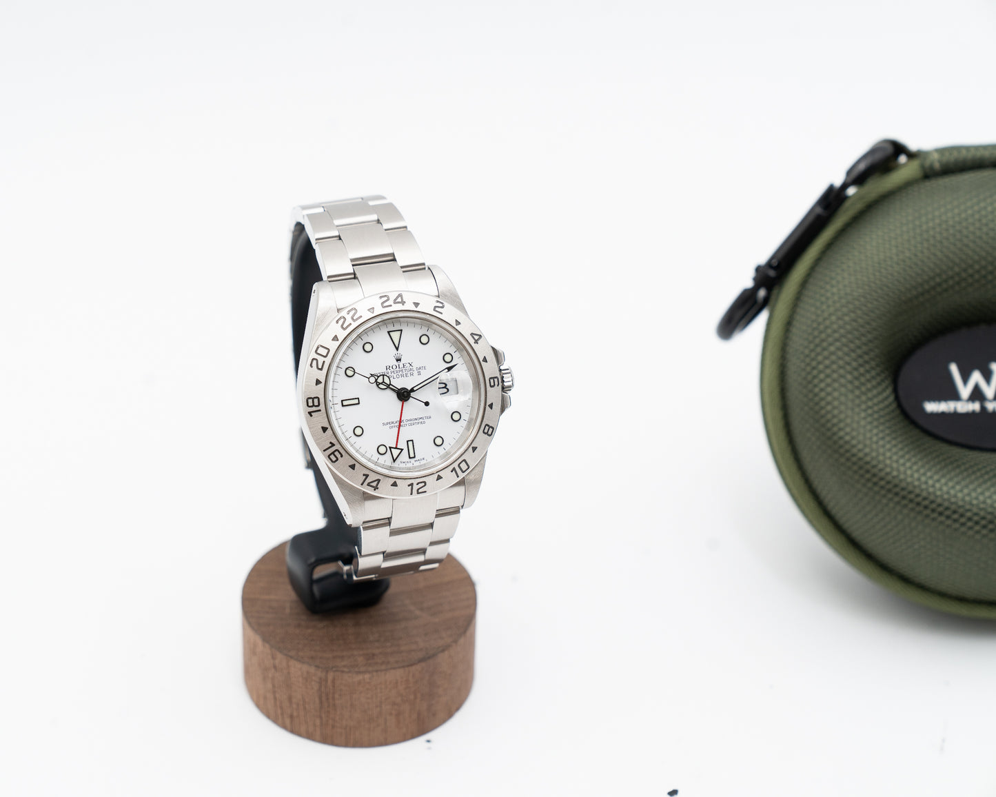 Rolex Explorer II 40mm 16570 White Polar Dial 2000
