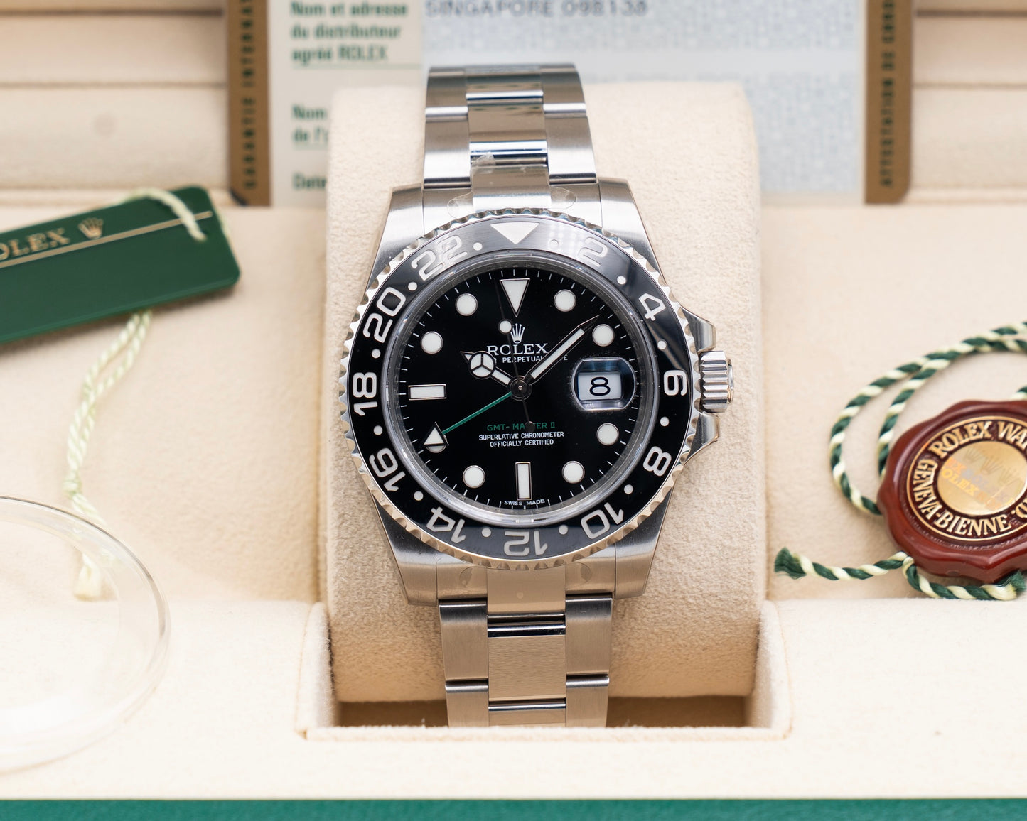 UNWORK STICKERED Rolex GMT-Master II 40mm 116710LN Green Arrow 2010