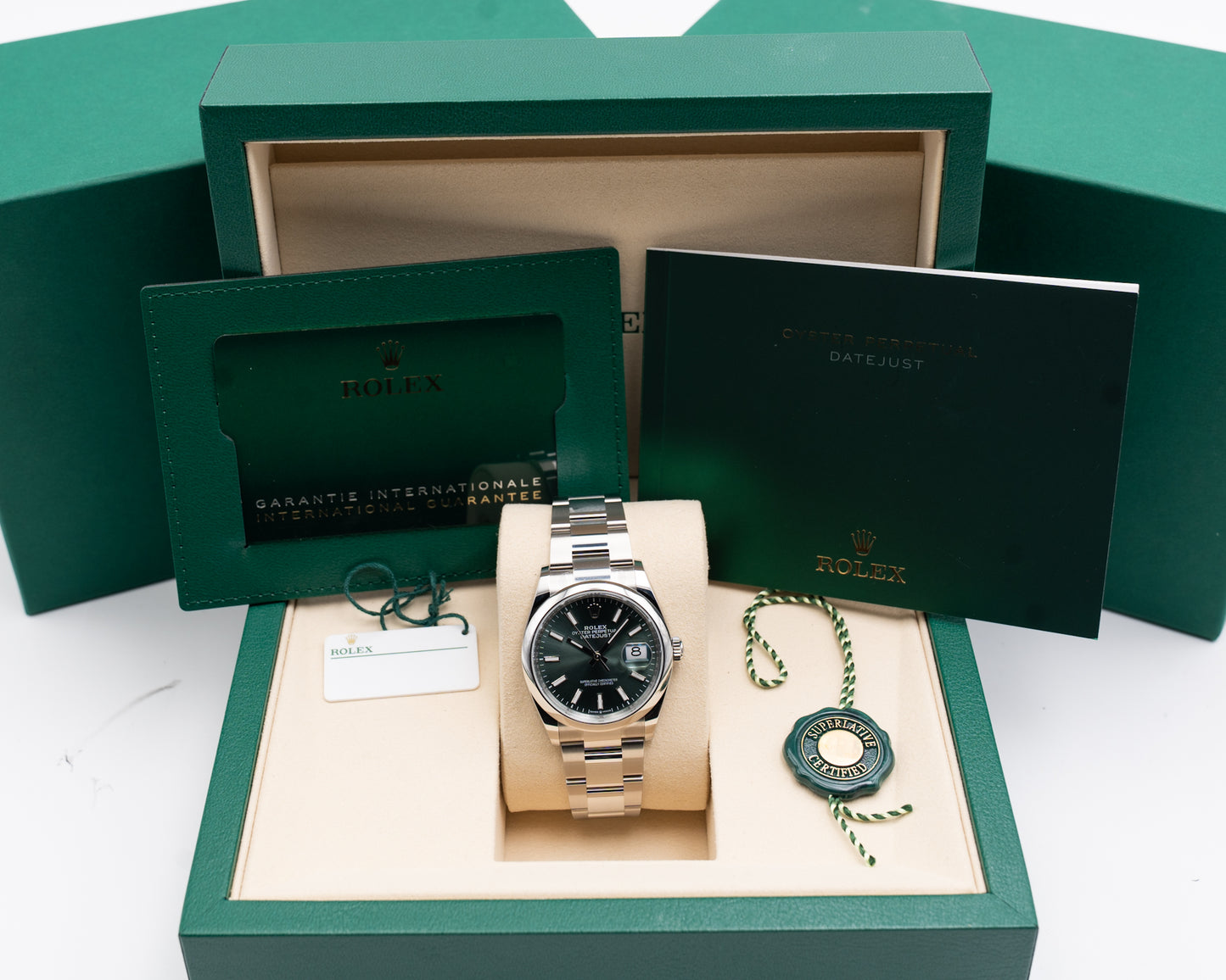 UNWORN Rolex Datejust 36mm 126200 Mint Green 2026