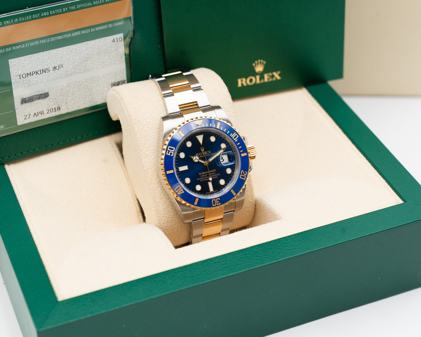 Rolex Submariner Date 116613LB 40mm Rolesor Two tone / "Bluesy" 2018