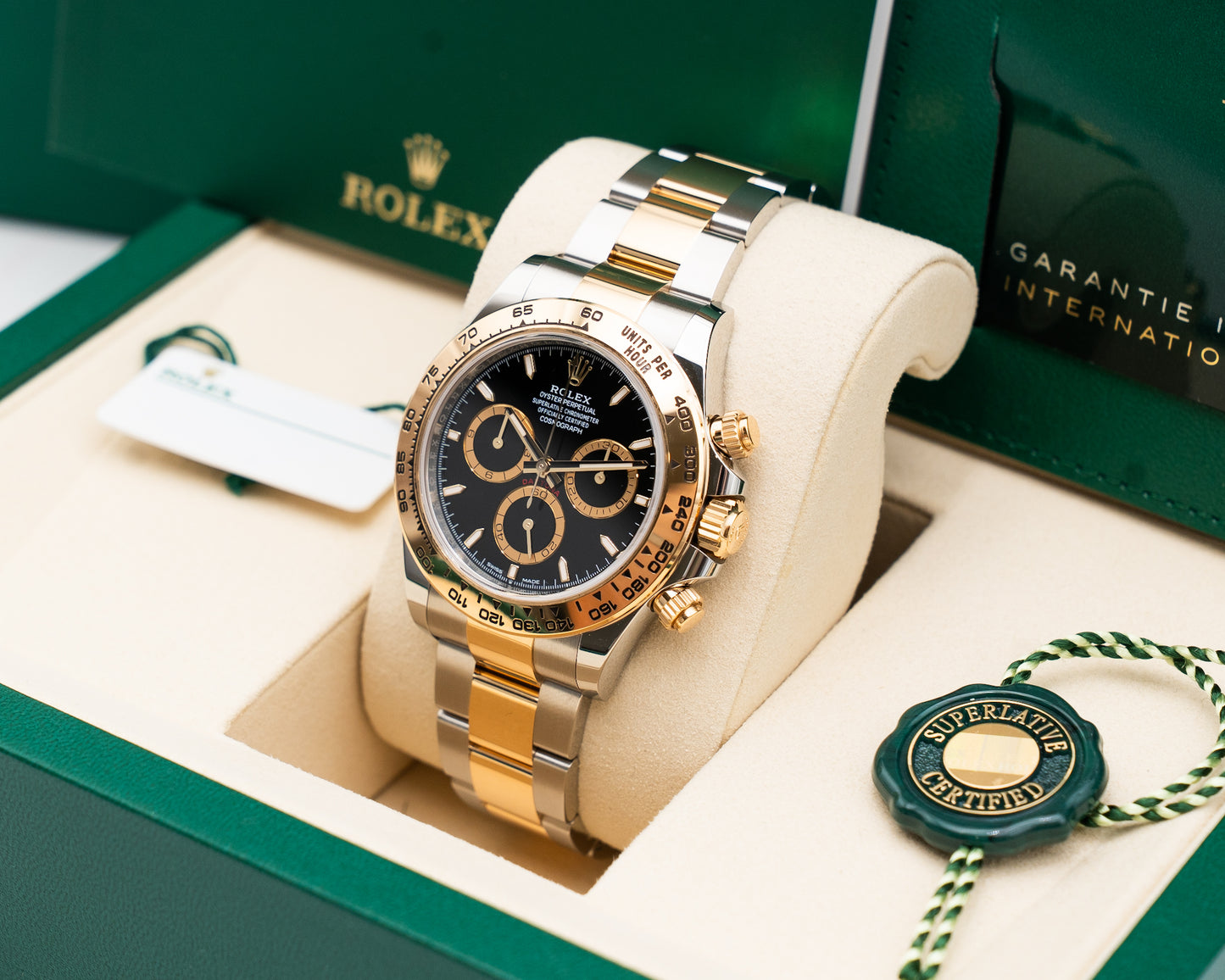 Rolex Daytona 40mm 126503 Two Tone Yellow Gold Black Dial 2026