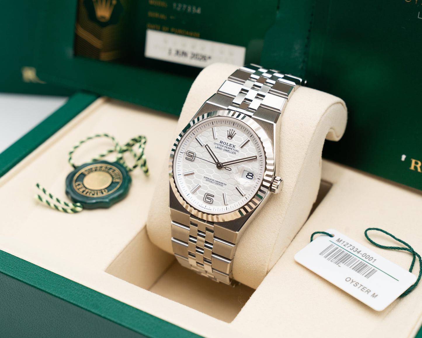UNWORN Rolex Land-Dweller 127334 40mm White DIal 2026