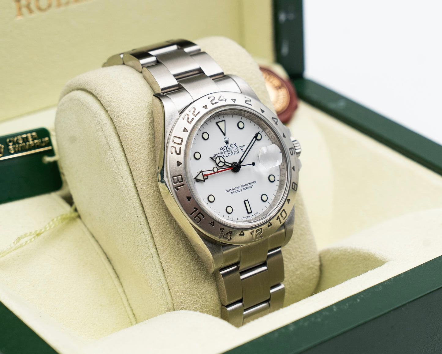 Rolex Oyster Perpetual Explorer II 40mm 16570 Polar 2010