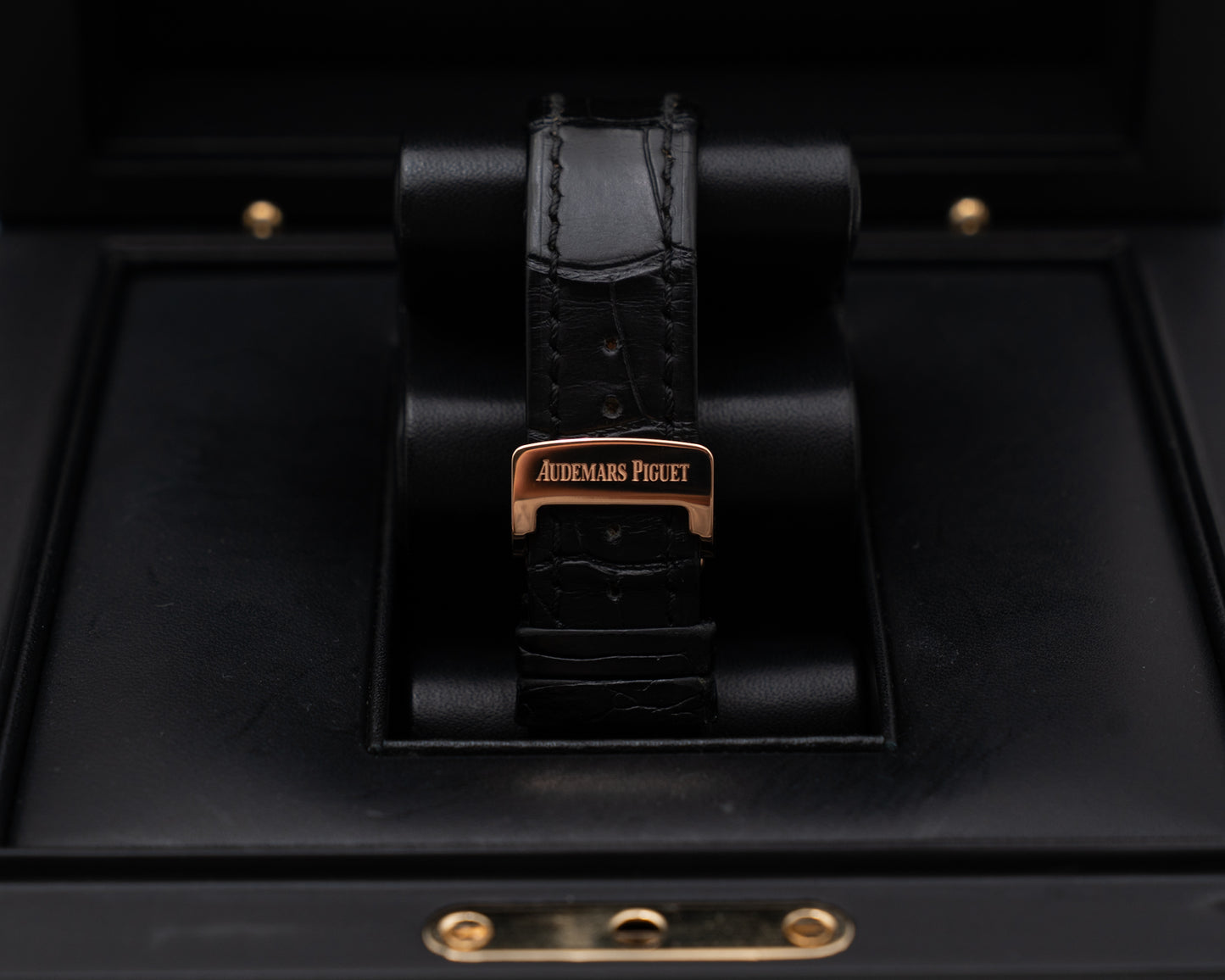 Audemars Piguet Royal Oak 39mm 26120OR Dual Time Rose Gold Black Dial