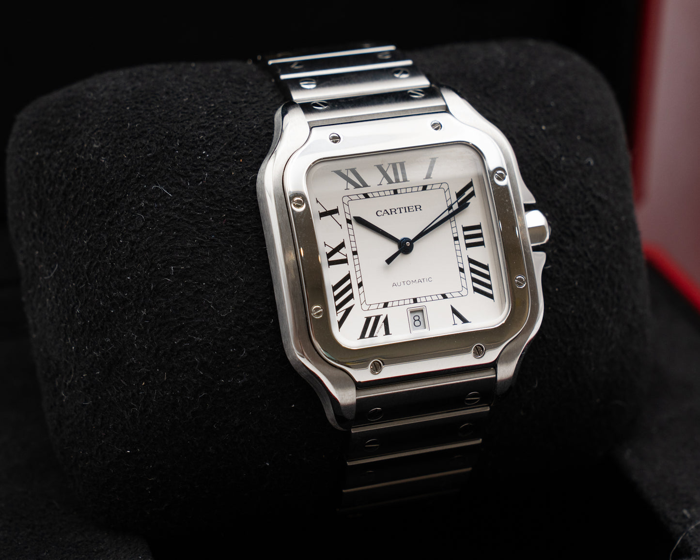 Cartier Santos Large 39.8mm WSSA0018 White Dial