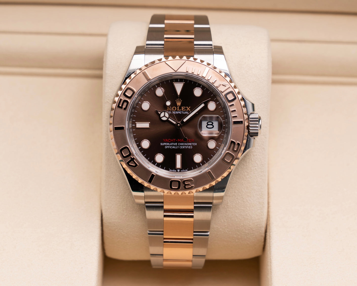UNWORN STICKERED Rolex Yacht-Master 40mm 126621 Rose Gold Chocolate 2025