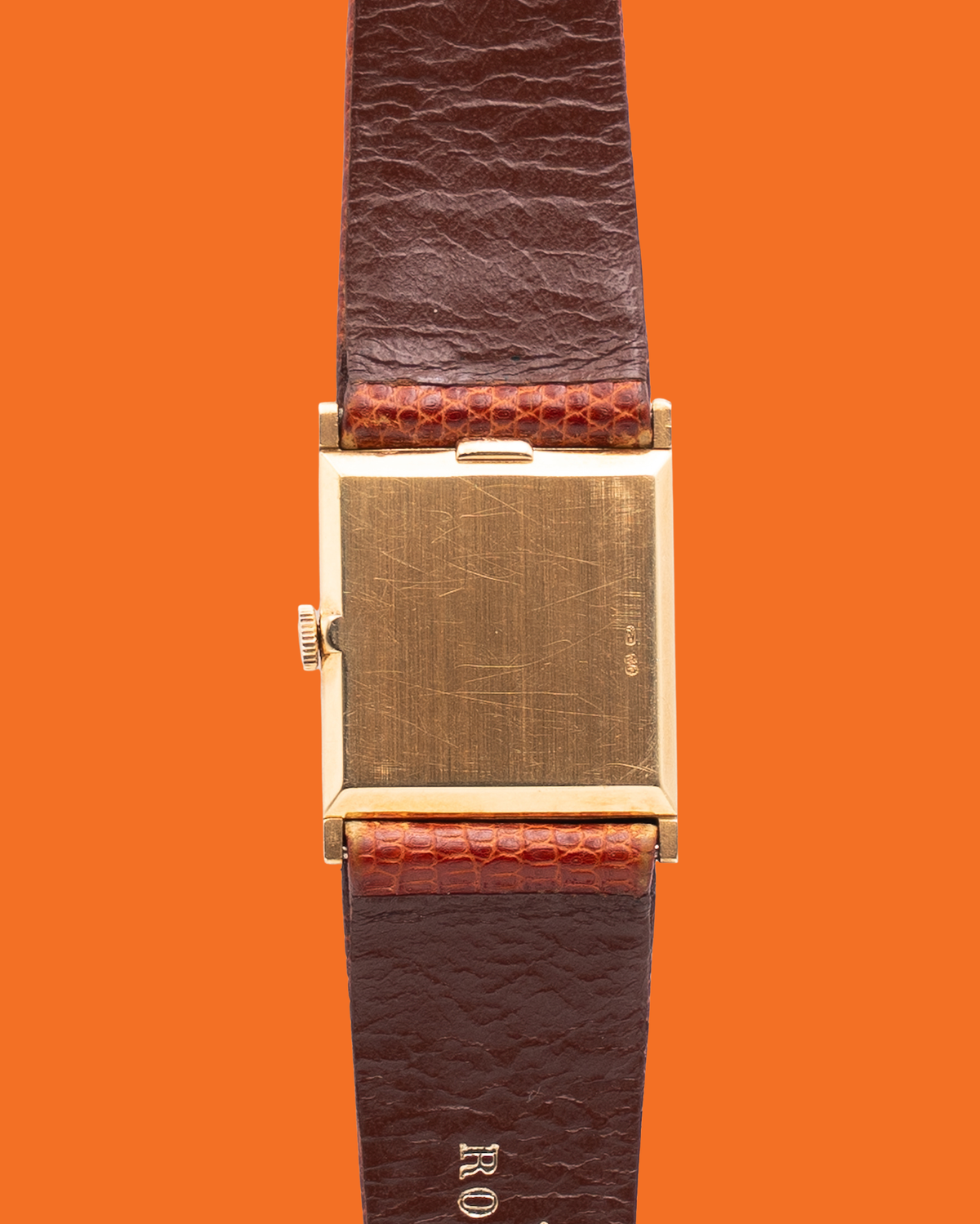 Rolex Cellini 29mm 4014 Orange Mirror YELLOW GOLD