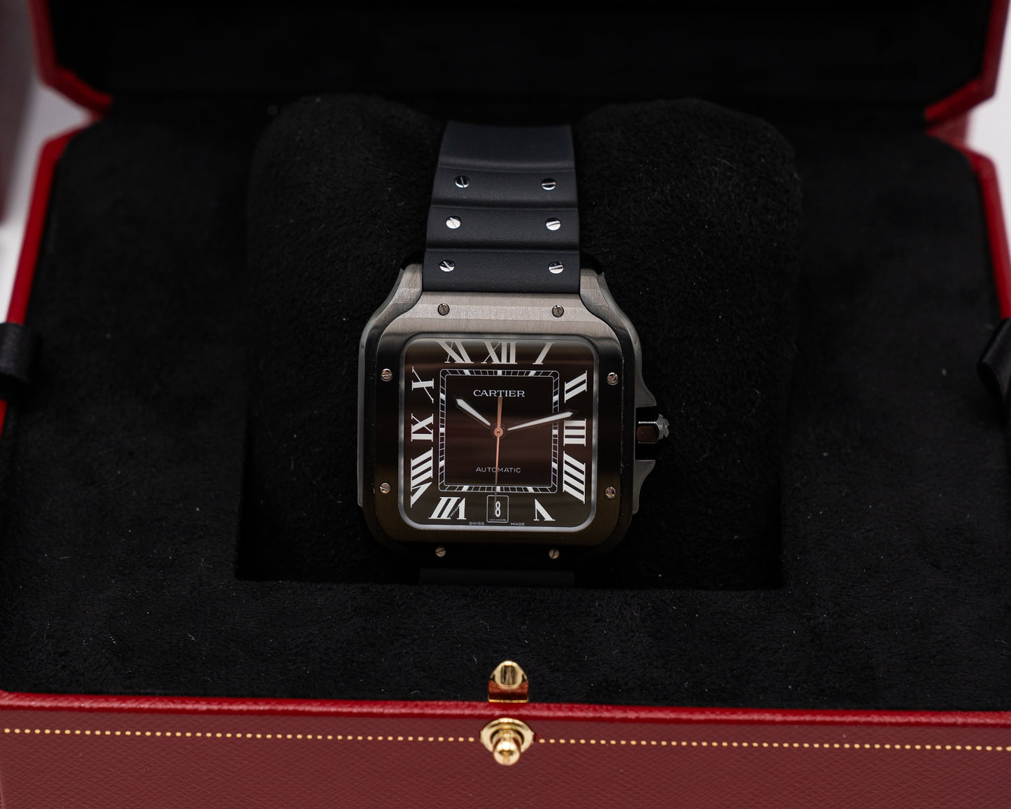 Santos de Cartier 39.8mm WSSA0039 Black DLC