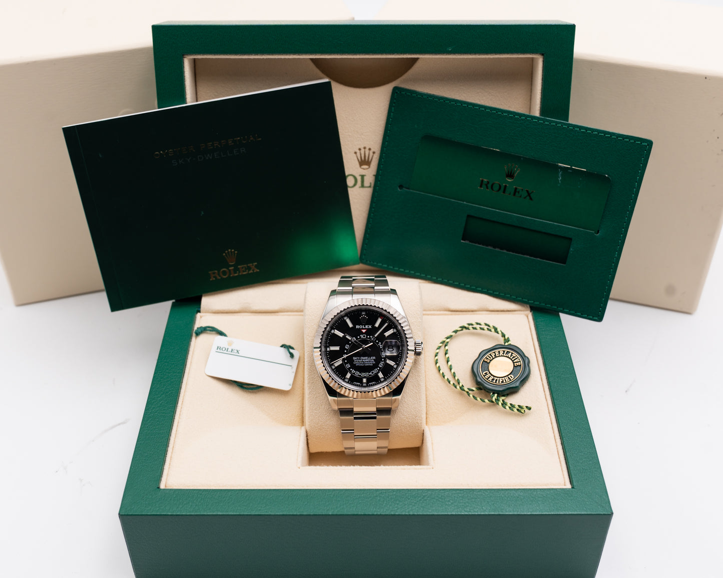 Rolex Skydweller 42mm 326934 Black on Oyster 2021