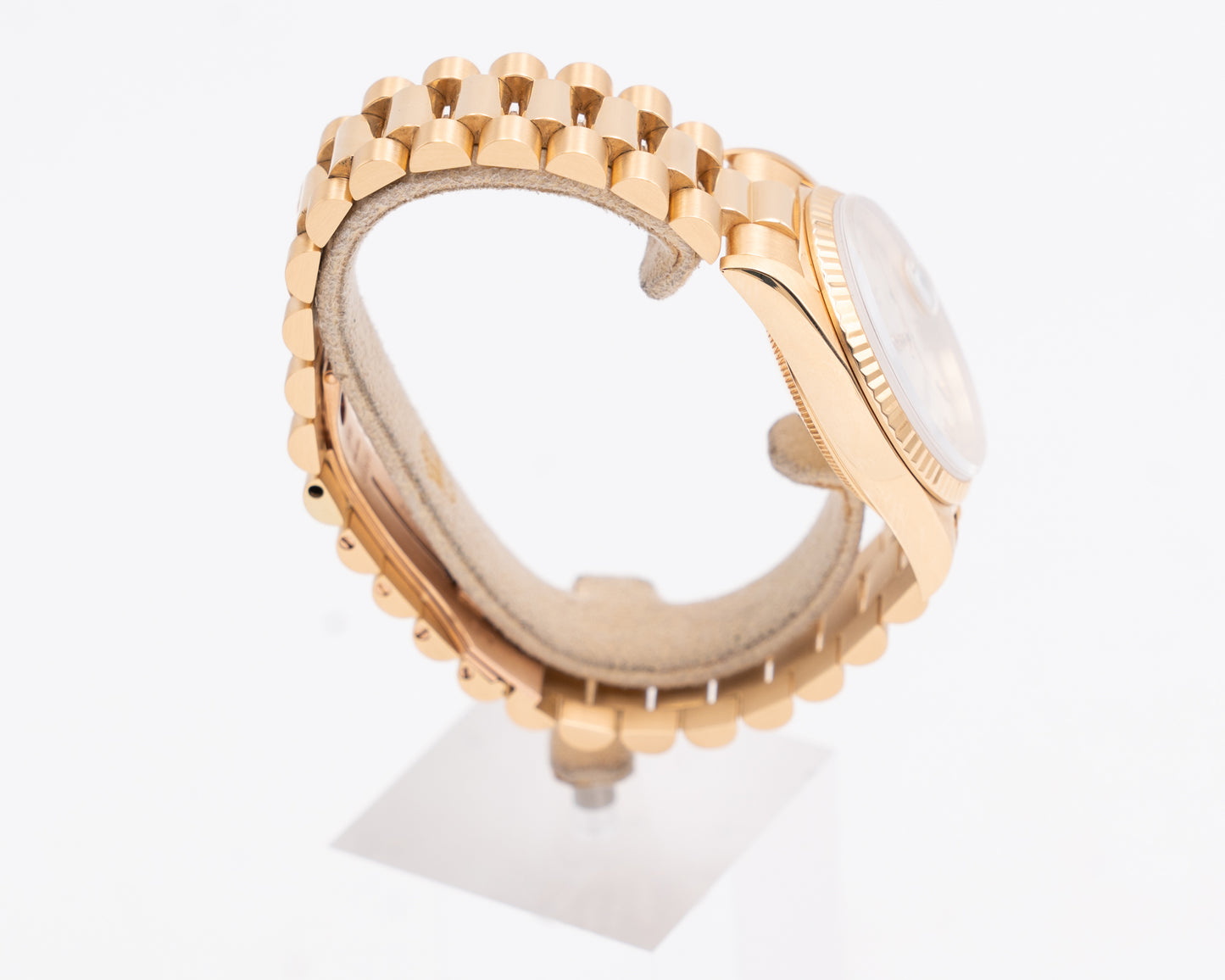 Rolex DayDate 36mm 18238 Yellow Gold Pyramid Dial