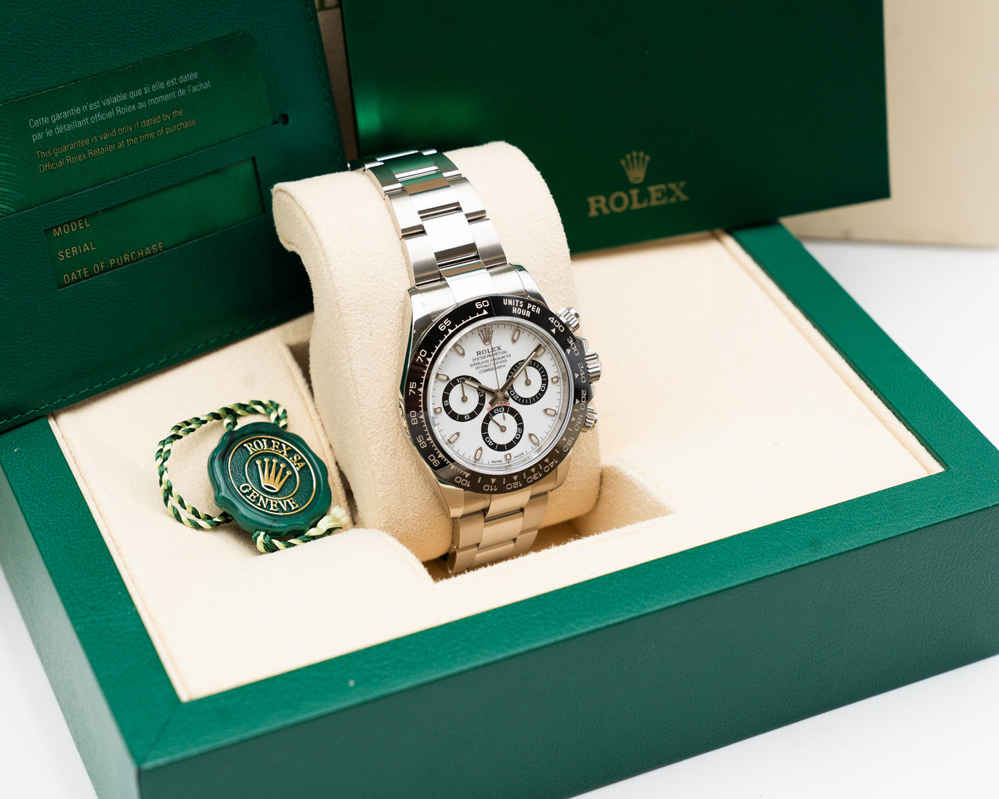 Rolex Cosmograph Daytona 40mm 116500LN White Panda Dial 2020