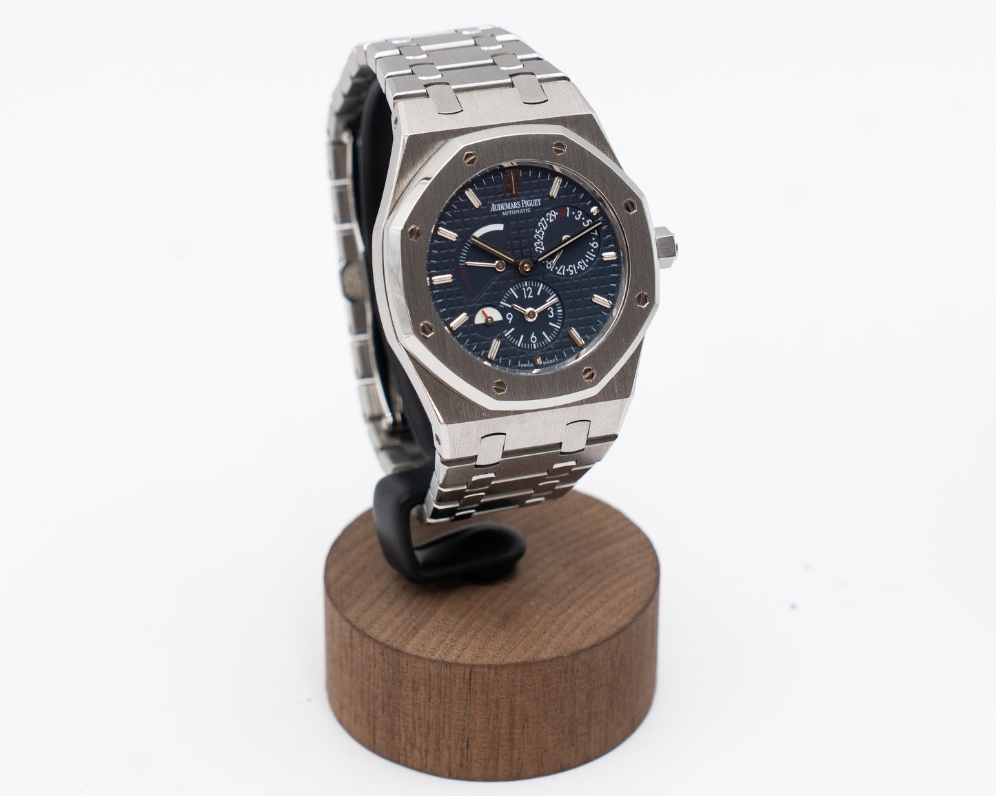 Audemars Piguet Royal Oak 39mm 26120ST.OO.1220ST.02 Dual Time Blue F-Serial