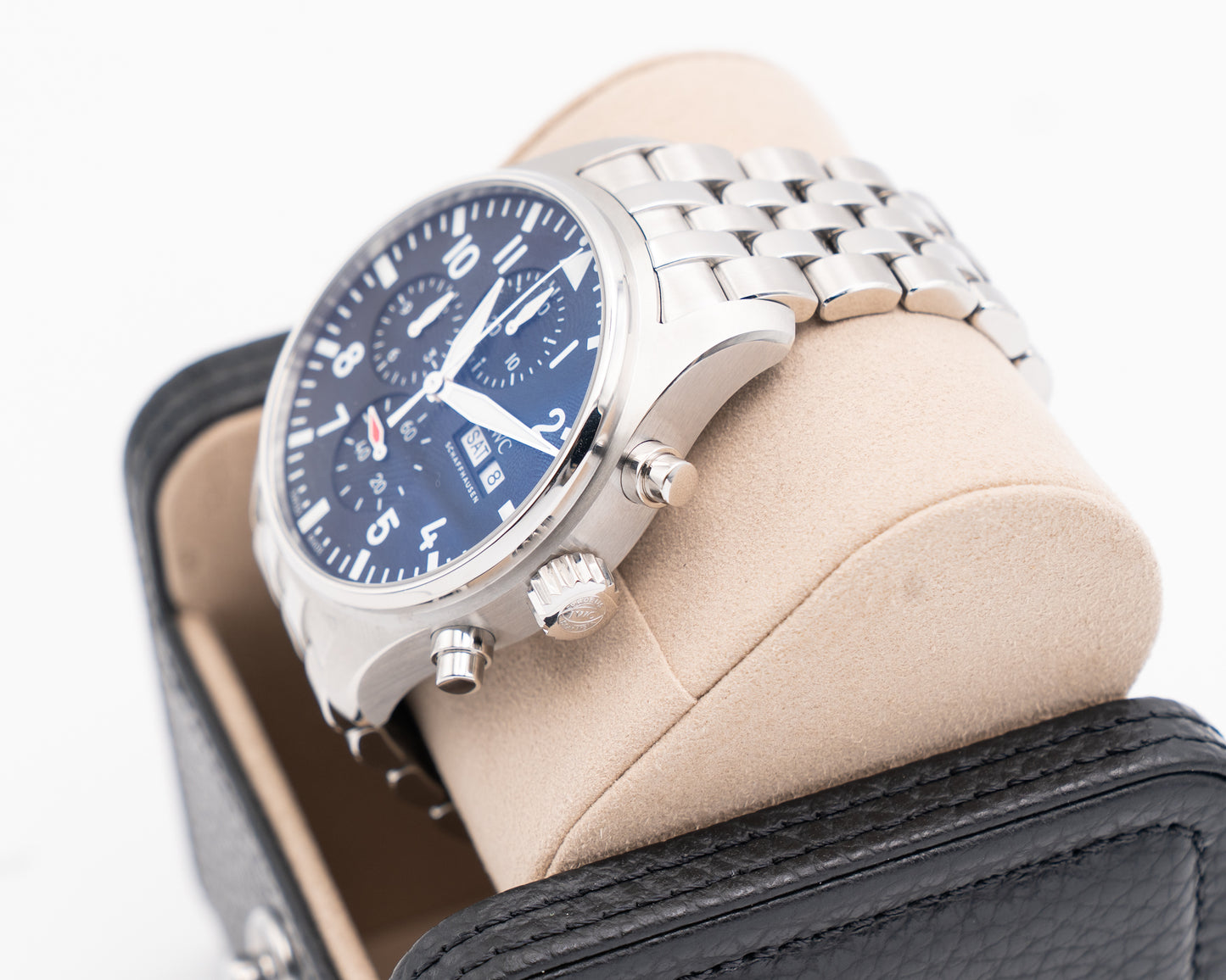 STICKERED IWC Pilot's Watch Chronograph 43mm IW378002 Black 2026