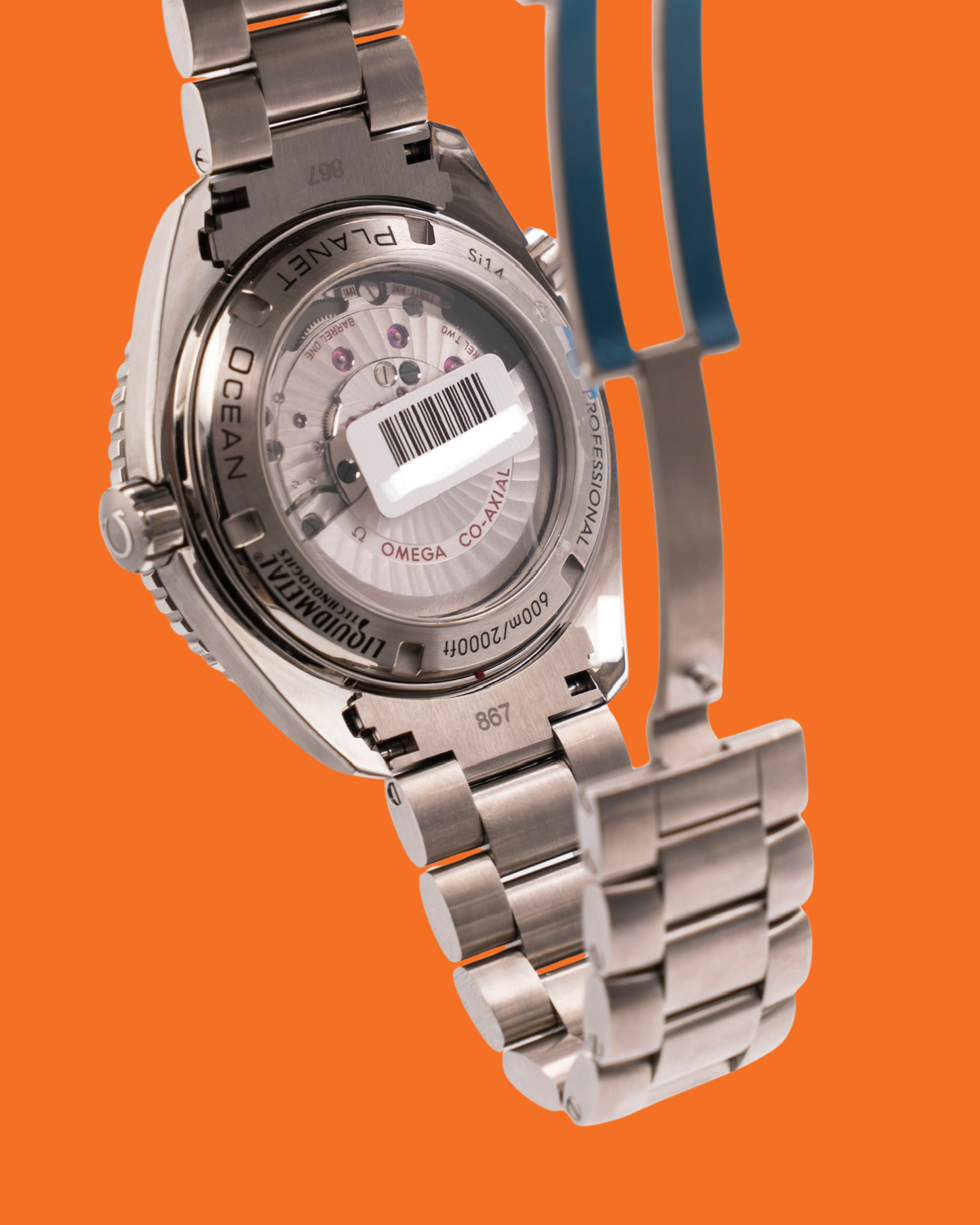 NEW UNWORN Omega Seamaster Planet Ocean 600M 232.90.46.21.03.001 45.5mm Titanium Blue Dial 2013