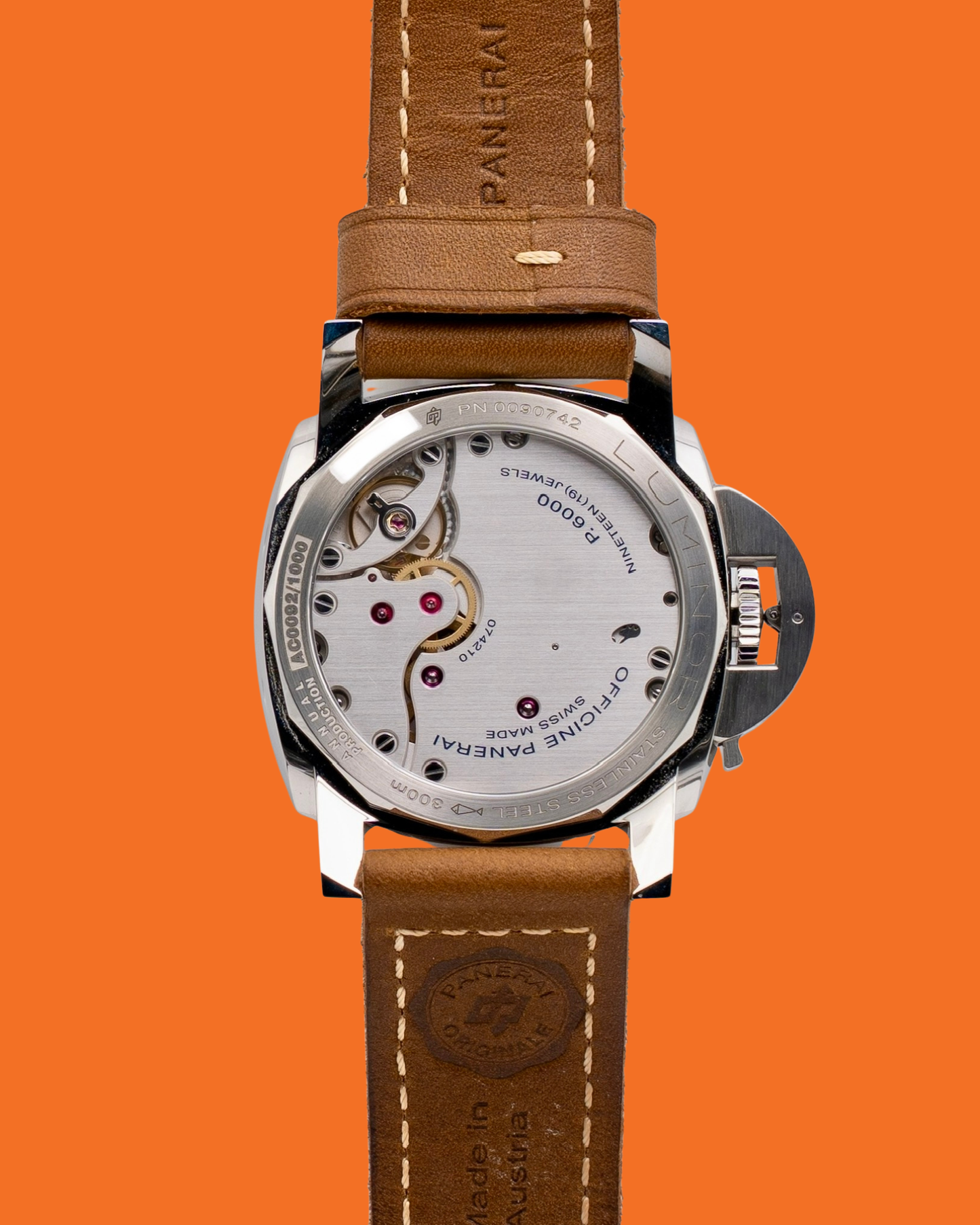 Panerai Luminor Destro 44mm PAM01732 Blue Dial Brown Strap 2026
