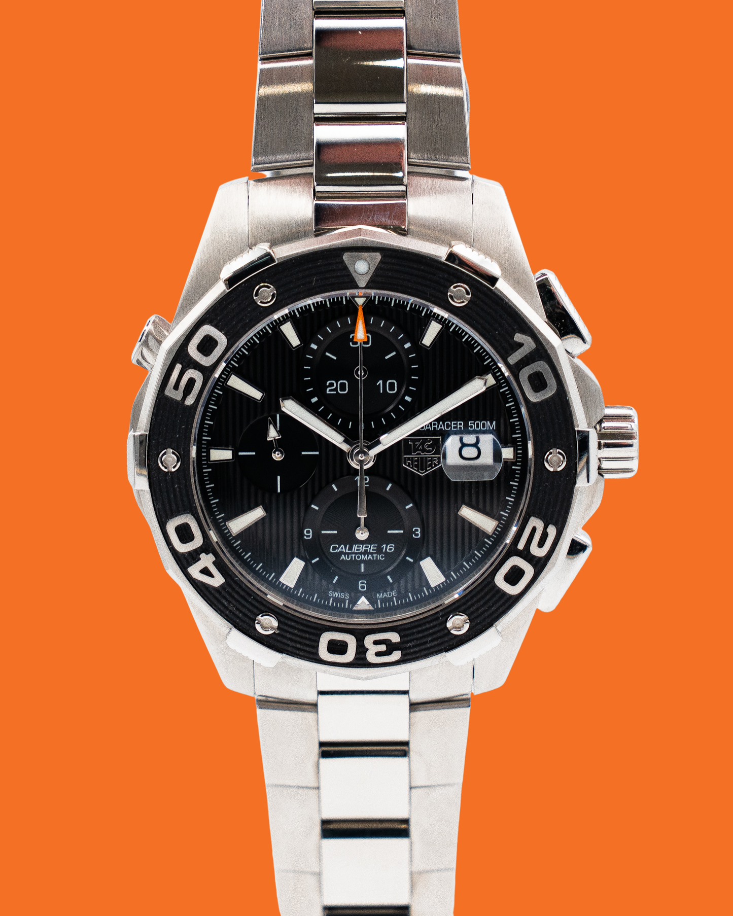 Tag Heuer Aquaracer 500m Calibre 16 44mm caj2110-ba0872 Black Dial