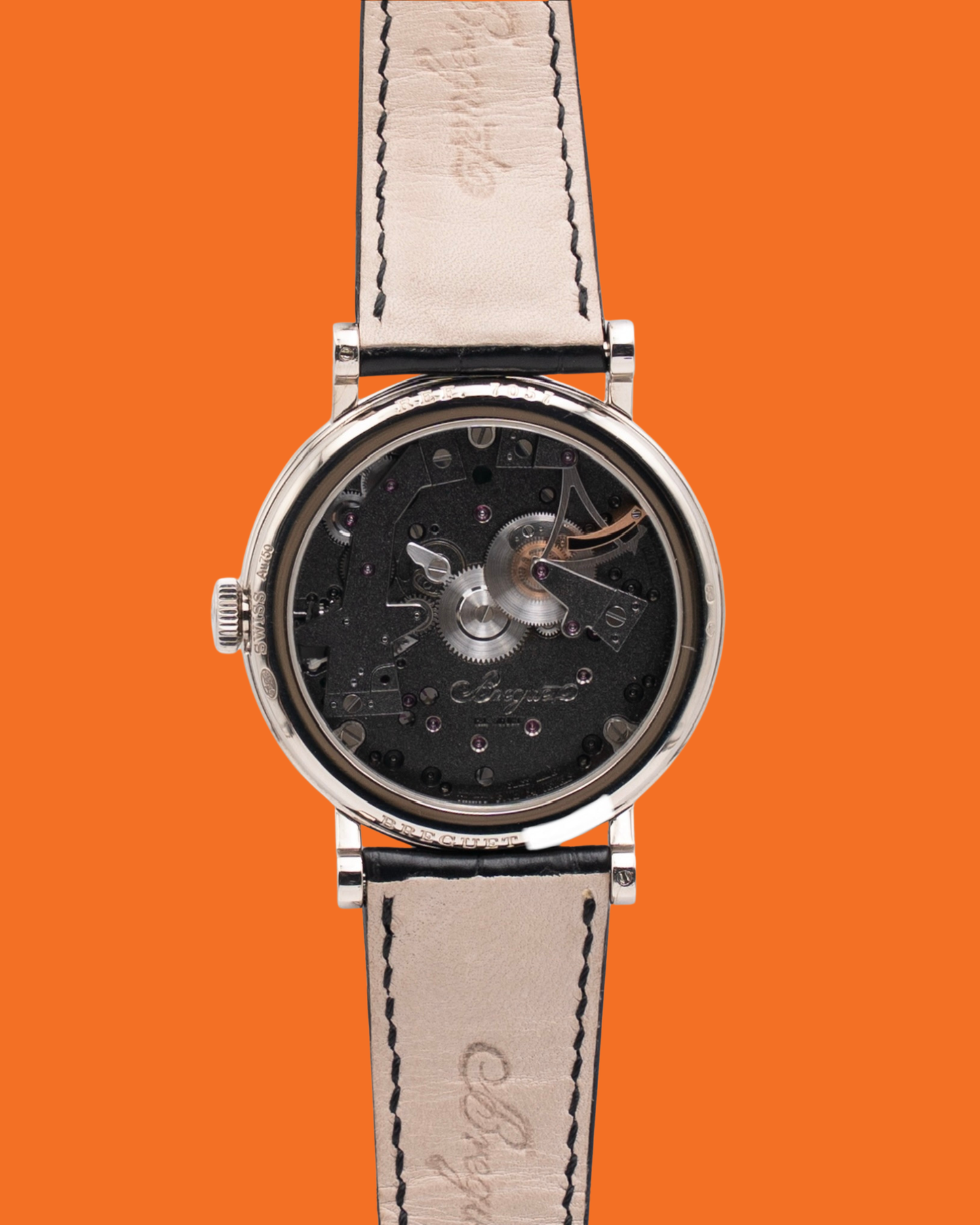 Breguet Tradition 40mm 7057BB/G9/9W6 White Gold Black Alligator Strap 2017