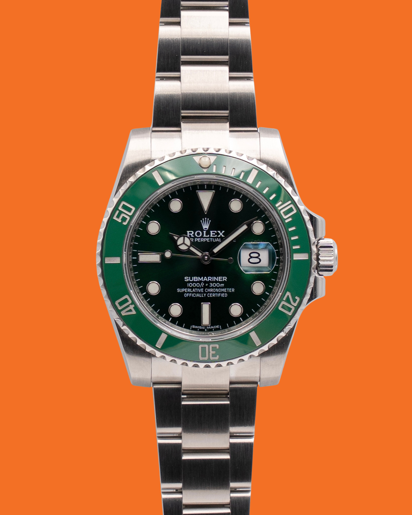 Rolex Submariner Date 40mm 116610LV Hulk 2019