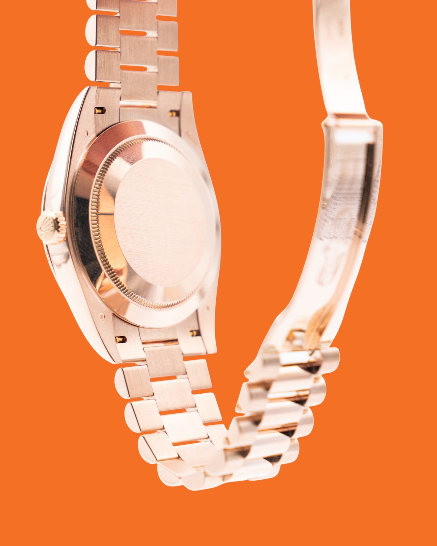 Rolex Day-Date 40mm 228235 Everose / Chocolate Diamond Baguette Dial 2021