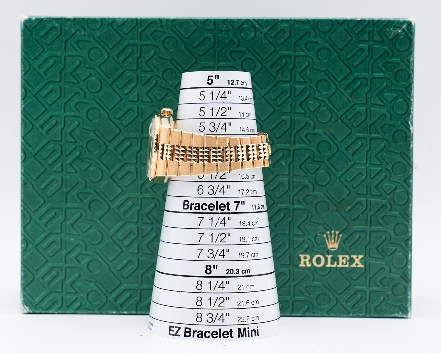 Rolex DayDate Oysterquartz pyramid 36mm 19028 Yellow Gold Black Diamond Dial Bracelet