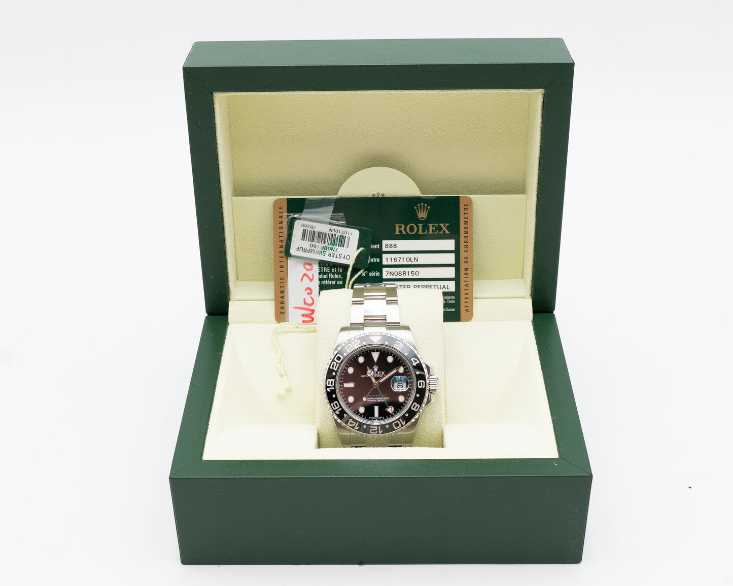 Rolex GMT-Master II 116710LN 40mm Green Arrow 2014