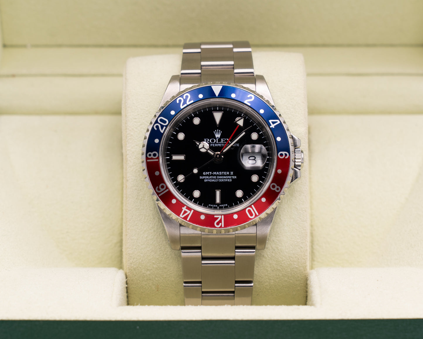 Rolex GMT-Master II 40mm 16710 Pepsi