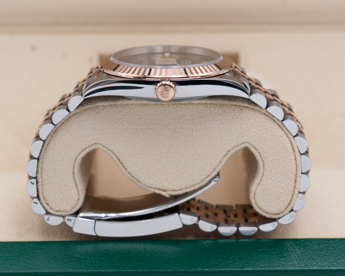 Rolex Datejust 41mm 126331 Two Tone Everose Wimbledon Fluted Jubilee 2023