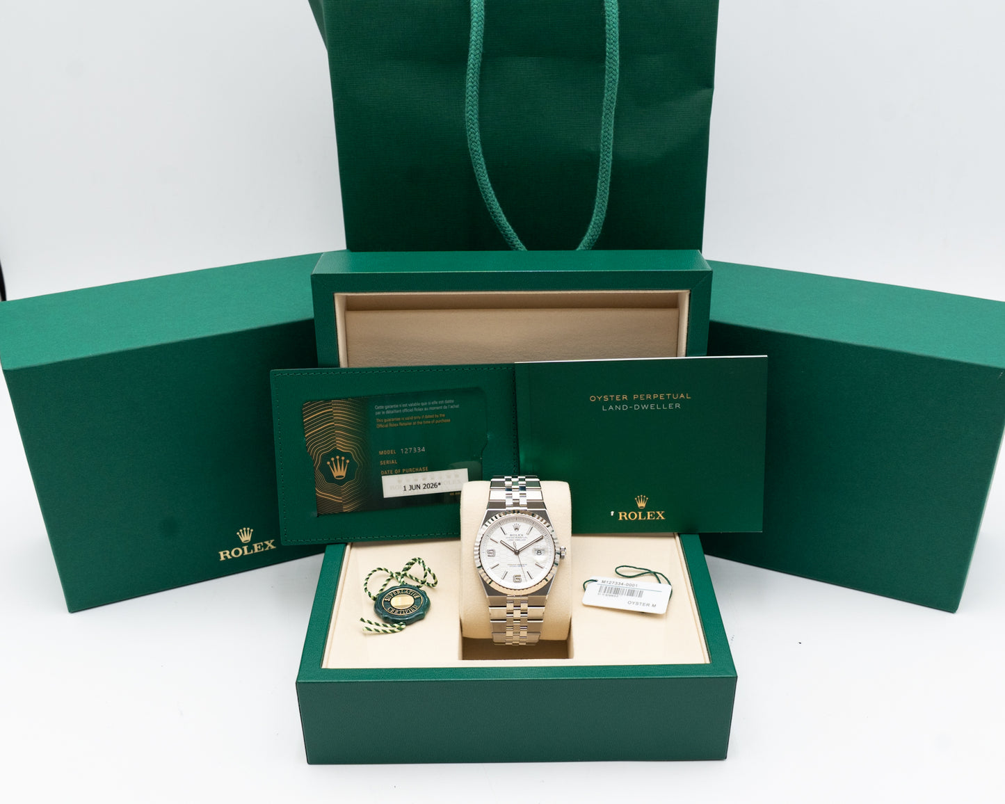 UNWORN Rolex Land-Dweller 127334 40mm White DIal 2026