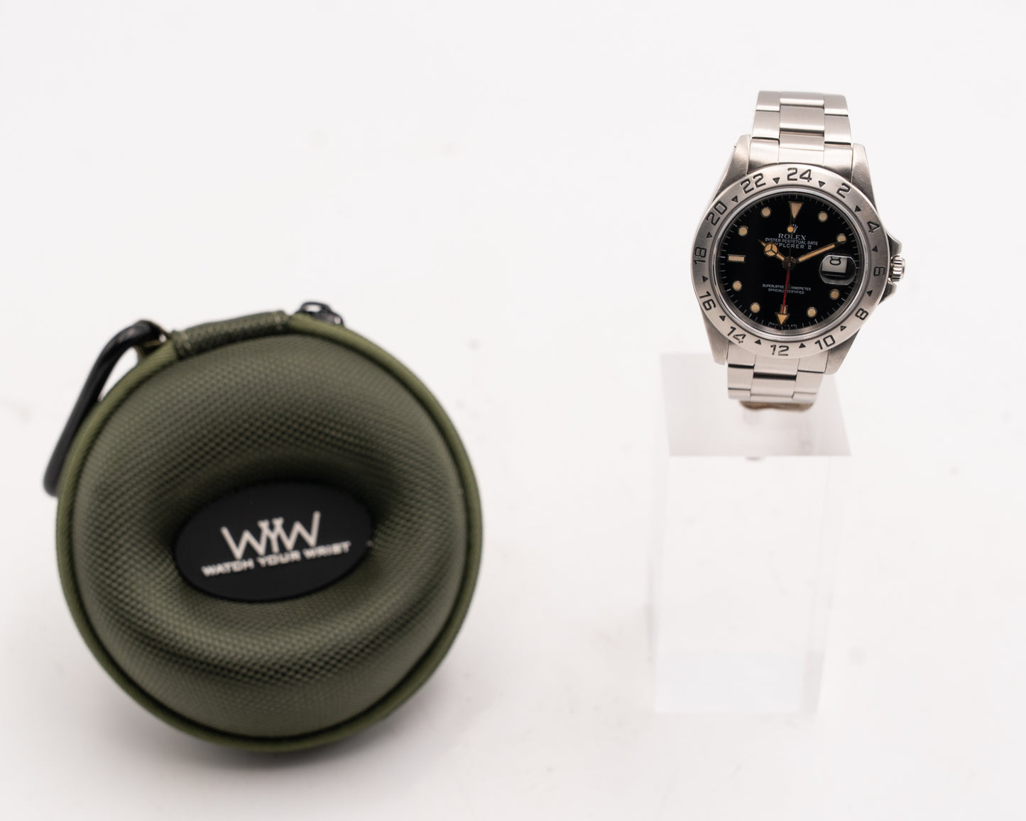 Rolex Explorer 40mm 16570 Black Dial (W serial )