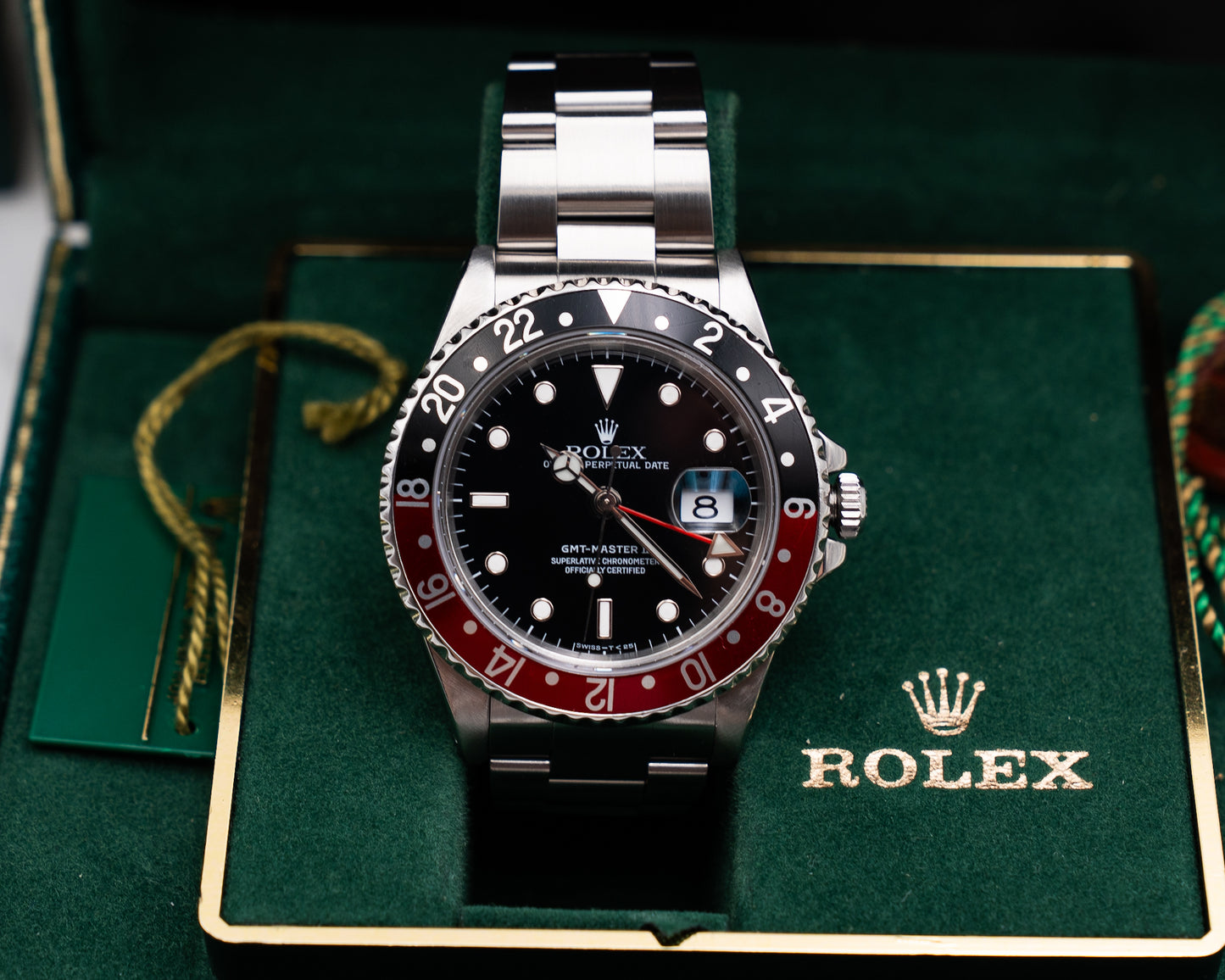 Rolex GMT Master II 40mm 16710 Coke Black and Red Bezel 1994