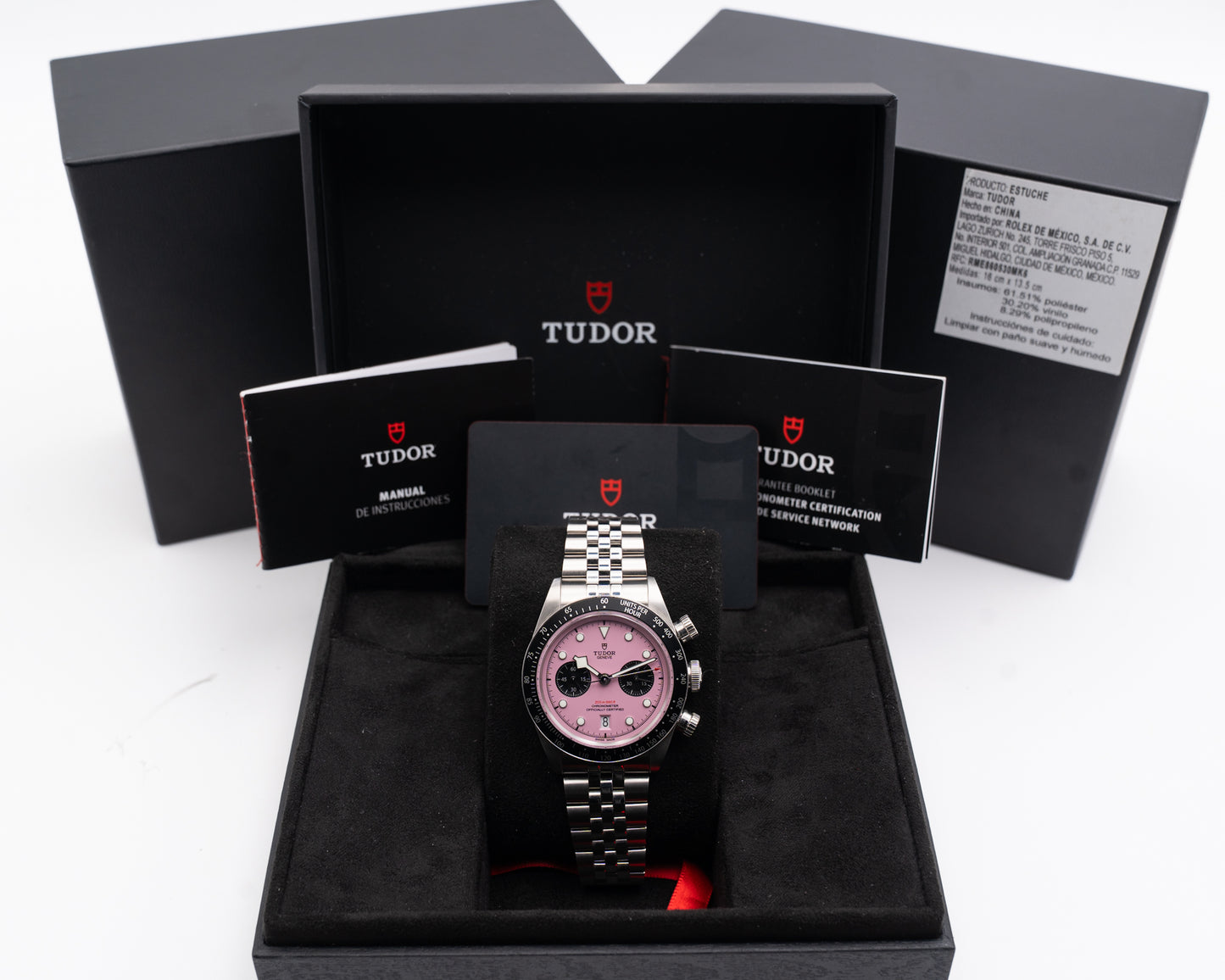 Tudor Black Bay Chrono 41mm 79360n Pink Dial Jubilee 2024