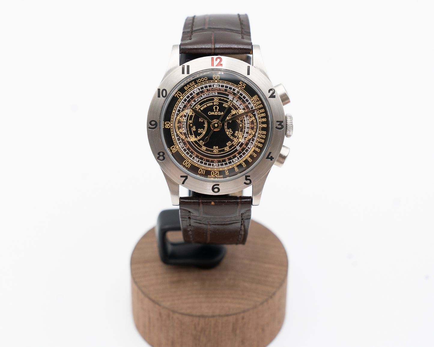 Omega Collection Meseum No. 3 1945 Chronograph 37mm 5702.50.02 Black Dial 2007