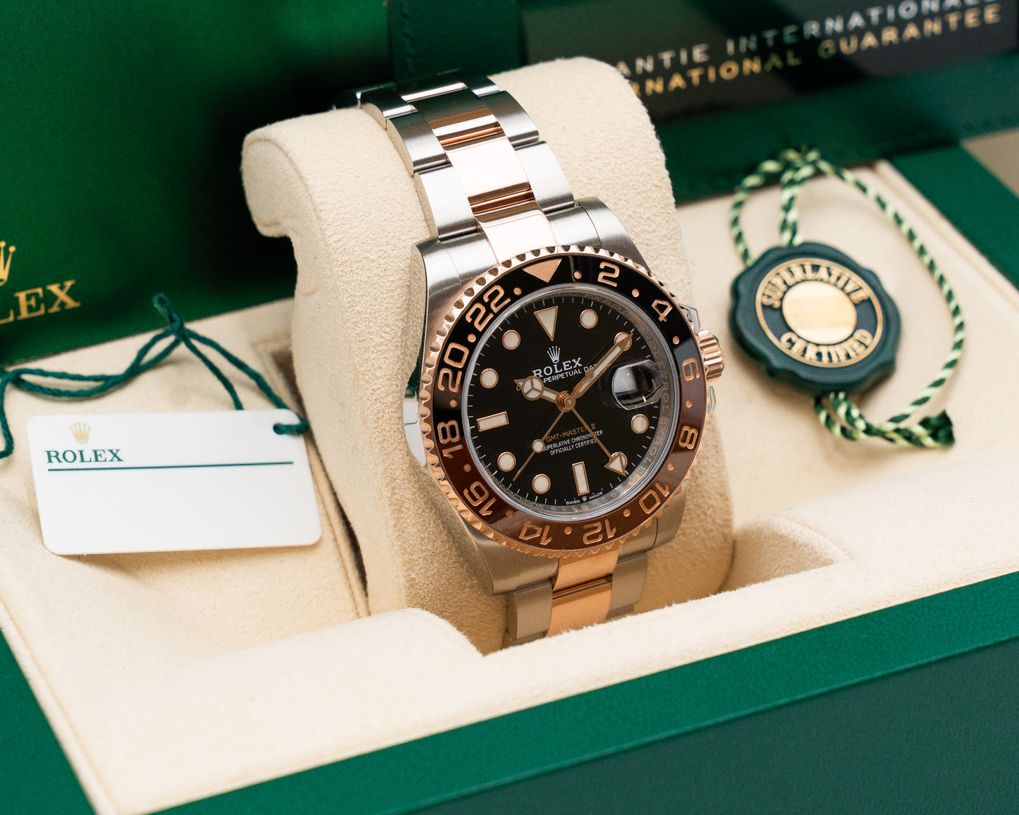 Rolex GMT Master II 40mm 126711CHNR Rootbeer Rose Gold  2022