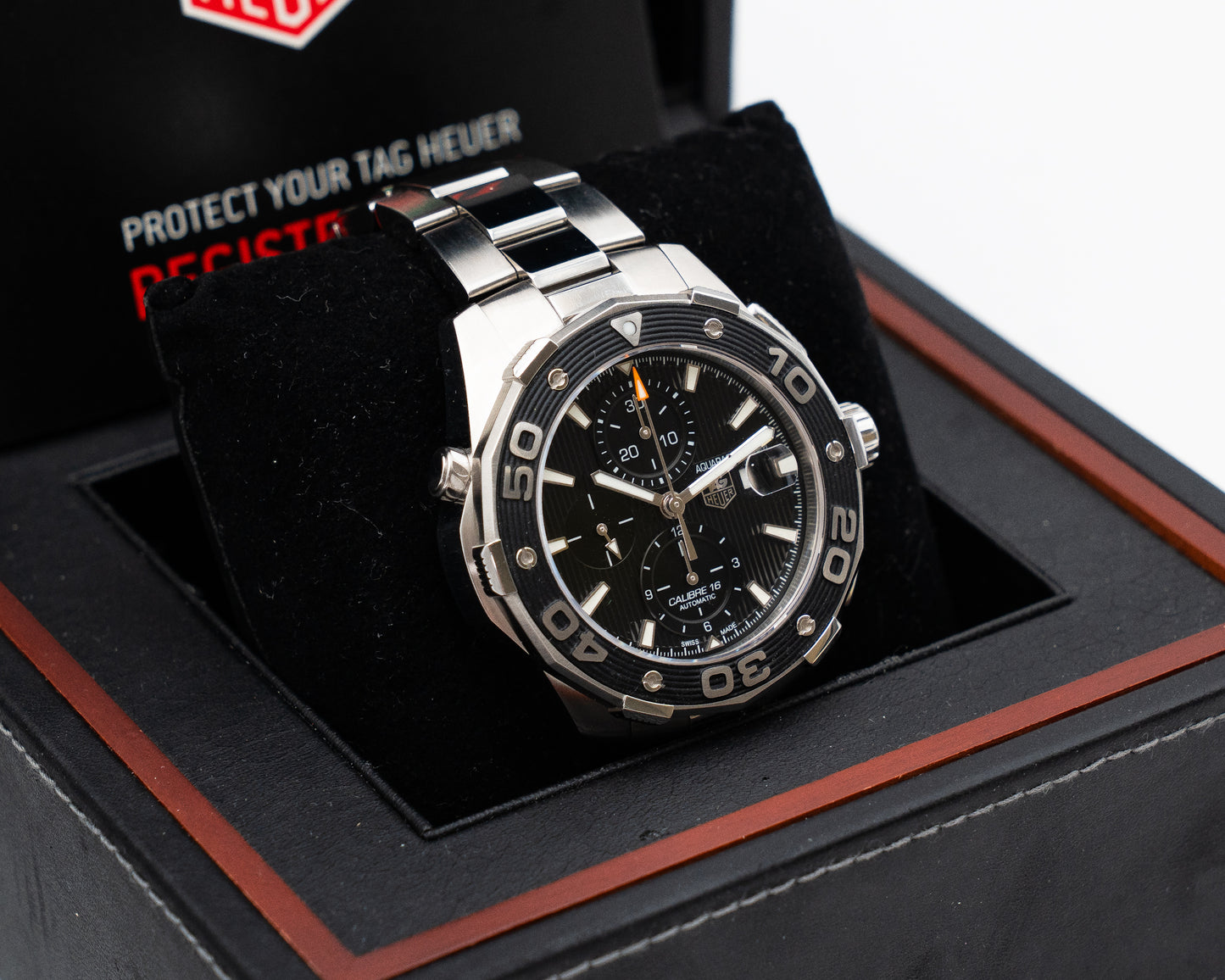 Tag Heuer Aquaracer 500m Calibre 16 44mm caj2110-ba0872 Black Dial