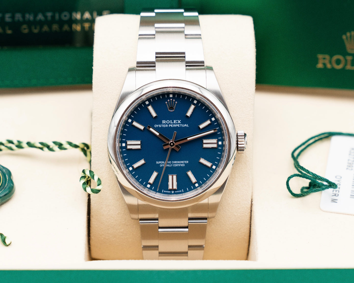 Rolex Oyster Perpetual 41mm 134300 Med Blue Dial 2025