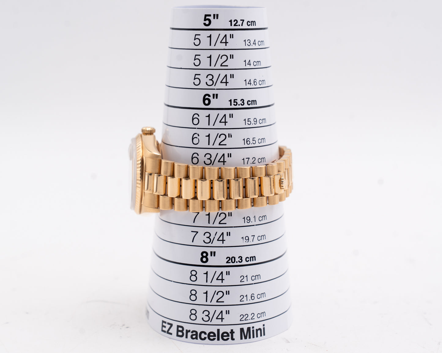 Rolex DayDate 36mm 18238 Yellow Gold Pyramid Dial